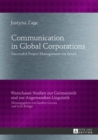 Communication in Global Corporations : Successful Project Management via Email - Book