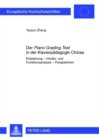 Der «Piano Grading Test» in Der Klavierpaedagogik Chinas : Entstehung - Inhalts- Und Funktionsanalyse - Perspektiven - Book