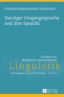 Danziger Umgangssprache Und Ihre Spezifik - Book