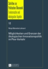 Moeglichkeiten Und Grenzen Der Oekologischen Innovationspolitik Im Pkw-Verkehr - Book