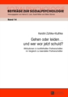 Gehen Oder Leiden ... Und Wer War Jetzt Schuld? : Attributionen in Konflikthaften Partnerschaften Im Vergleich Zu Beendeten Partnerschaften - Book