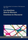 Les emotions dans le discours / Emotions in Discourse - Book