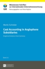 Cost Accounting in Anglophone Subsidiaries : Empirical Evidence from Germany - Book