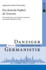 Das deutsche Poplied als Textsorte : Eine Studie ueber neue deutsche Liedertexte aus textuell-stilistischer Sicht - Book