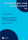 Sterben Und Tod Bei Hochaltrigen : Die Rolle Von Persoenlichkeit, Gesundheit Und Religiositaet - Book