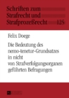 Die Bedeutung des nemo-tenetur-Grundsatzes in nicht von Strafverfolgungsorganen gefuehrten Befragungen - eBook