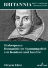 Shakespeare: Humanitaet im Spannungsfeld von Kontrast und Konflikt - eBook