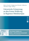 Literarische Erinnerung an den Ersten Weltkrieg in Regionen Mitteleuropas - eBook