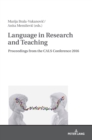 Language in Research and Teaching : Proceedings from the CALS Conference 2016 - Book