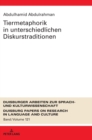 Tiermetaphorik in Unterschiedlichen Diskurstraditionen - Book