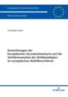 Auswirkungen der Europaeischen Grundrechtecharta auf die Verfahrensrechte der Drittbeteiligten im europaeischen Beihilfeverfahren - Book