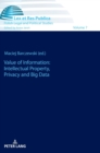 Value of Information: Intellectual Property, Privacy and Big Data - Book