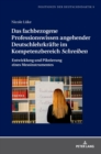 Das fachbezogene Professionswissen angehender Deutschlehrkraefte im Kompetenzbereich Schreiben : Entwicklung und Pilotierung eines Messinstrumentes - Book