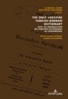 Almanca Tuhfe/Deutsches Geschenk (1916): The Only Versified Turkish-German Dictionary : with an Introduction on Versified Dictionaries as Coursebooks - Book