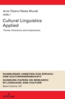 Cultural Linguistics Applied : Trends, Directions and Implications - Book