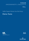 Kleine Texte - eBook