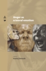 Anger as a/moral emotion - Book