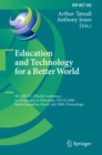 Education and Technology for a Better World : 9th IFIP TC 3 World Conference on Computers in Education, WCCE 2009, Bento Goncalves, Brazil, July 27-31, 2009, Proceedings - eBook