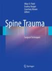 Spine Trauma : Surgical Techniques - eBook