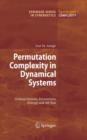 Permutation Complexity in Dynamical Systems - Book