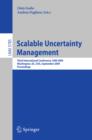 Scalable Uncertainty Management : Third International Conference, SUM 2009, Washington, DC, USA, September 28-30, 2009, Proceedings - eBook