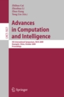 Advances in Computation and Intelligence : 4th International Symposium on Intelligence Computation and Applications, ISICA 2009, Huangshi, China, October 23-25, 2009, Proceedings - eBook