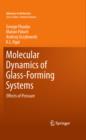 Molecular Dynamics of Glass-Forming Systems : Effects of Pressure - eBook