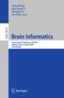 Brain Informatics : International Conference, BI 2009, Beijing, China, October 22-24, Proceedings - eBook