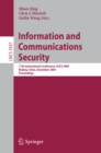 Information and Communications Security : 11th International Conference, ICICS 2009 - eBook