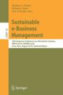 Sustainable e-Business Management : 16th Americas Conference on Information Systems, AMCIS 2010, SIGeBIZ track, Lima, Peru, August 12-15, 2010, Selected Papers - eBook