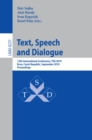 Text, Speech and Dialogue : 13th International Conference, TSD 2010, Brno, Czech Republic, September 6-10, 2010.Proceedings - eBook