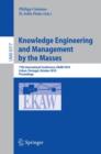 Knowledge Engineering : 17th International Conference, EKAW 2010, Lisbon, Portugal, October 11-15, 2010, Proceedings - Book