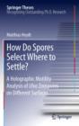How Do Spores Select Where to Settle? : A Holographic Motility Analysis of Ulva Zoospores on Different Surfaces - eBook