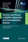 Security and Privacy in Mobile Information and Communication Systems : Second International ICST Conference, Mobisec 2010, Catania, Sicily, Italy, May 27-28, 2010, Revised Selected Papers - Book