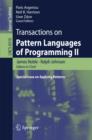 Transactions on Pattern Languages of Programming II : Special lssue on Applying Patterns - eBook