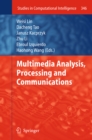 Multimedia Analysis, Processing and Communications - eBook