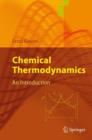 Chemical Thermodynamics : An Introduction - Book