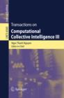 Transactions on Computational Collective Intelligence III - Book