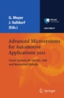 Advanced Microsystems for Automotive Applications 2011 : Smart Systems for Electric, Safe and Networked Mobility - eBook