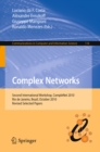 Complex Networks : Second International Workshop, CompleNet 2010, Rio de Janeiro, Brazil, October 13-15, 2010, Revised Selected Papers - eBook