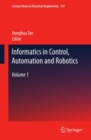 Informatics in Control, Automation and Robotics : Volume 1 - eBook