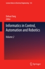 Informatics in Control, Automation and Robotics : Volume 2 - eBook