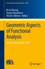 Geometric Aspects of Functional Analysis : Israel Seminar 2006-2010 - eBook