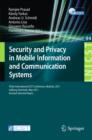 Security and Privacy in Mobile Information and Communication Systems : Third International ICST Conference, MOBISEC 2011, Aalborg, Denmark, May 17-19, 2011, Revised Selected Papers - eBook