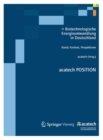 Biotechnologische Energieumwandlung in Deutschland : Stand, Kontext, Perspektiven - eBook
