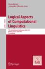 Logical Aspects of Computational Linguistics : 7th International Conference, LACL 2012, Nantes, France, July 2-4, 2012, Proceedings - eBook