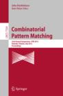 Combinatorial Pattern Matching : 23rd Annual Symposium, CPM 2012, Helsinki, Finland, July 3-5, 2012, Proceedings - eBook