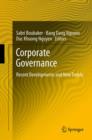 Corporate Governance : Recent Developments and New Trends - eBook