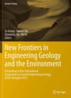 New Frontiers in Engineering Geology and the Environment : Proceedings of the International Symposium on Coastal Engineering Geology, ISCEG-Shanghai 2012 - eBook