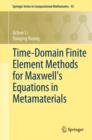 Time-Domain Finite Element Methods for Maxwell's Equations in Metamaterials - eBook